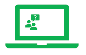 support site on a computer
